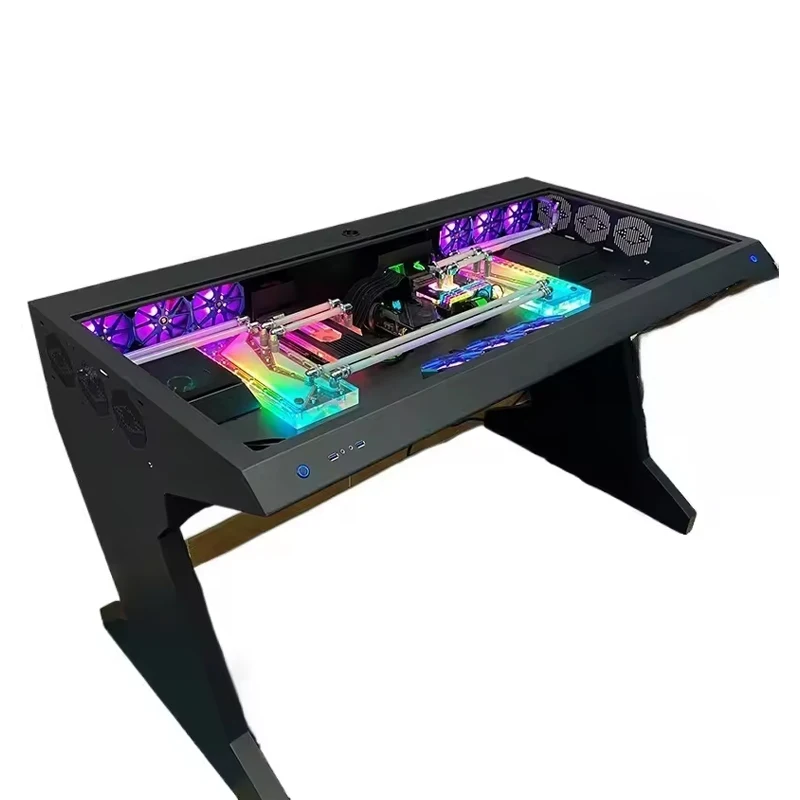 High Quality Personality Acrylic Transparent Case Host Gaming Desk Desktop Computer Cases