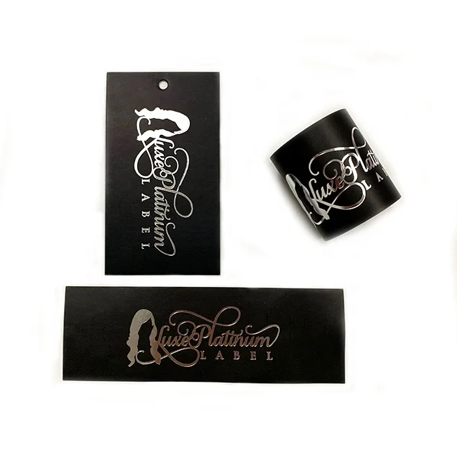 Индивидуальные печатные бумажные этикетки для упаковки волос