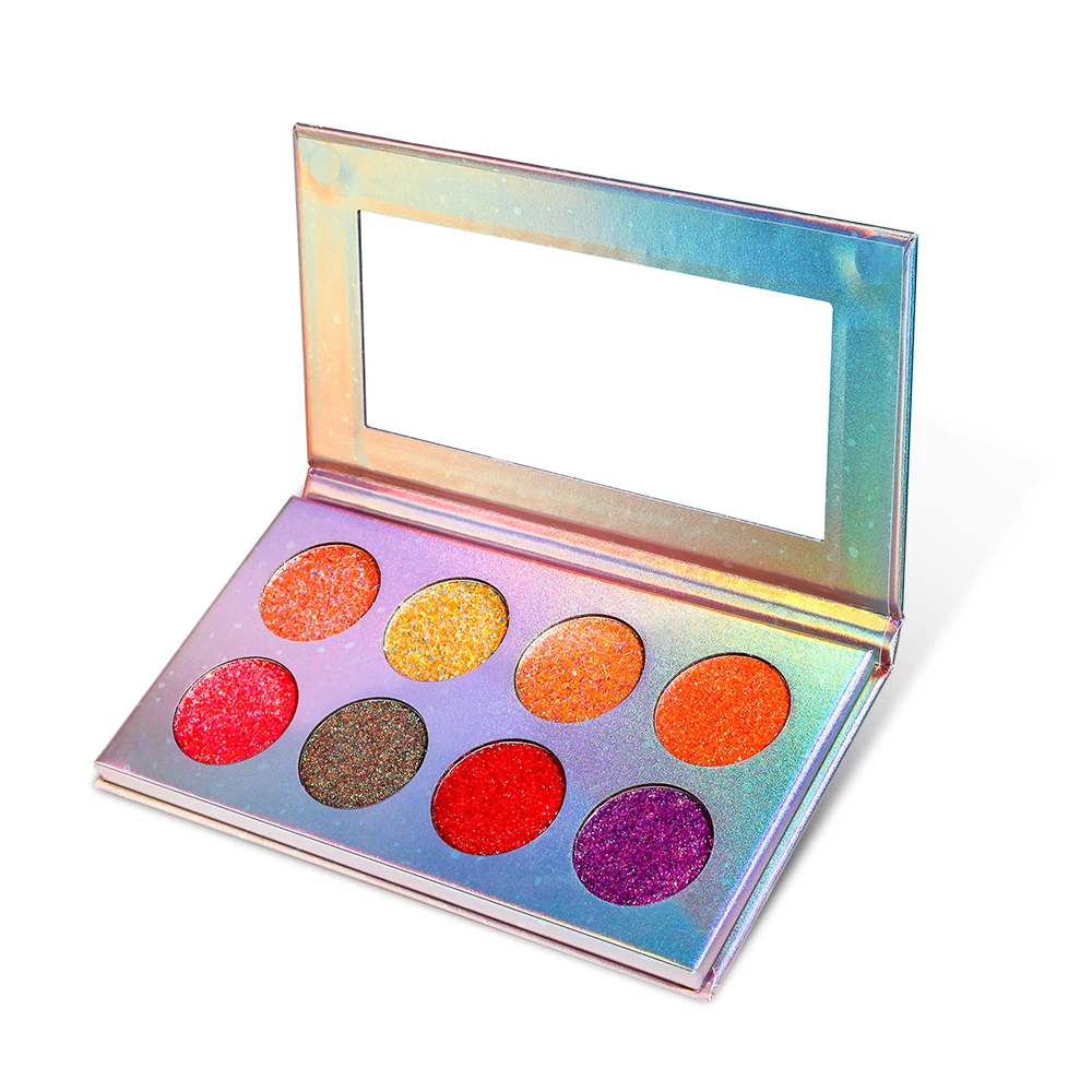 
2019 New Vegan Best Formula High Quality Pressed Shimmer Shiny Luminous Eyeshadow Private Label Matte Glitter Eye Shadow Palette 