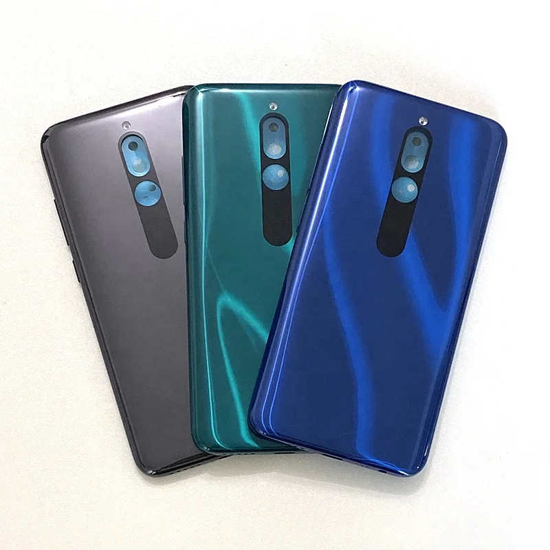 Original New For Xiaomi Redmi 8 Battery Cover Back Housing Rear Door Case For Redmi 8 Back Panel With Side Keys+Flash