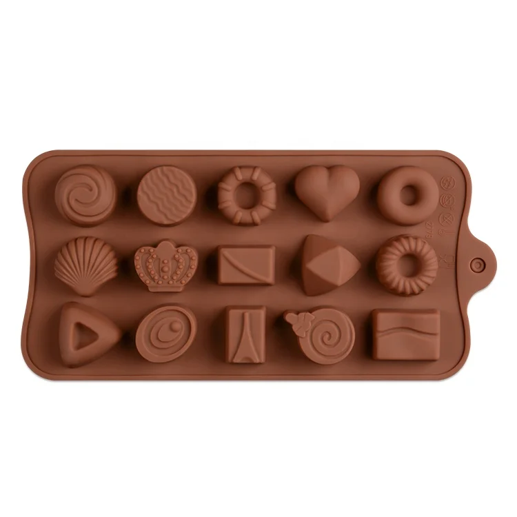 Newest Design 100% Food Grade Custom Silicone Chocolate Moulds For Handmade