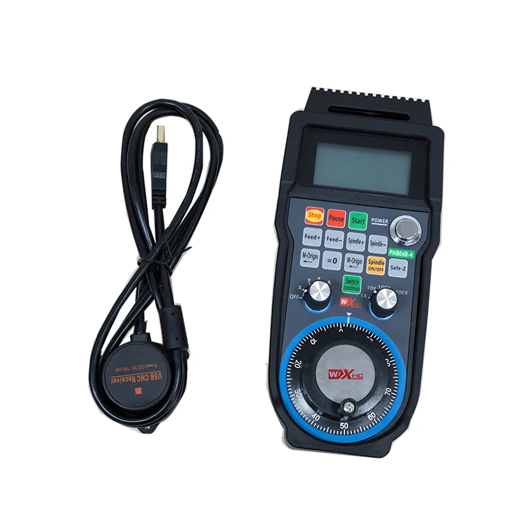 Wireless MPG Programmable  OEM 4 Axis CNC wireless remote control Wireless MPG CNC controller