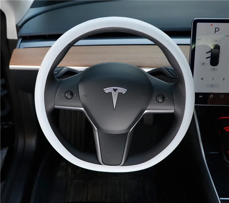 
Our Own Manufacturer Steering Wheel Cover New Cars Decorative Accessory Silicone Protect Steering Wheel 