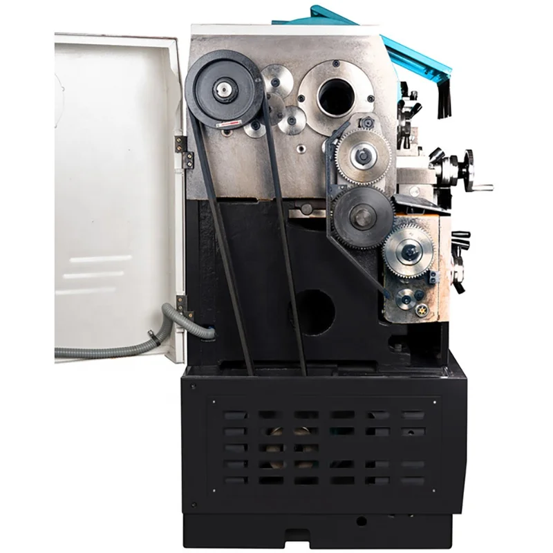 Mesin Bubut Tornos-Para-Metal Bench Horizont Gap Bed Metal machine tool equipment universal Manual Lathe