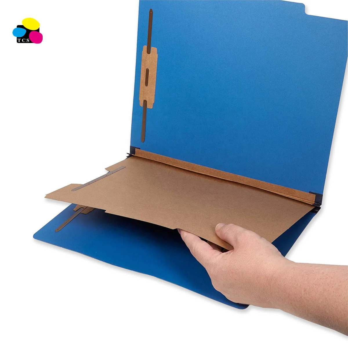 Top Quality Fashion Customized one Divider Dark Blue Letter Medical Classification File Folder With