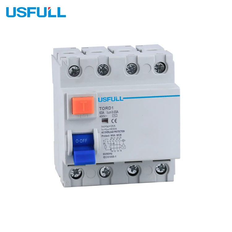 FWID rcd 30ma 100ma 300ma rccb circuit breaker
