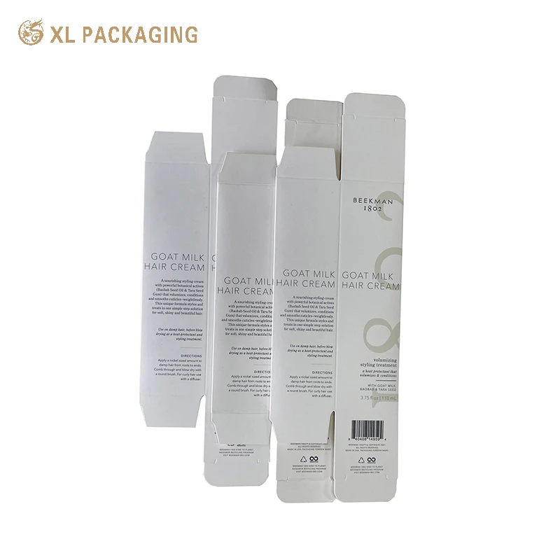 Good Price Face Cream White Card Paper Box Auto-lock Bottom Card Paper Folding Box Skin Care Card Box For Cosmetic Bottle