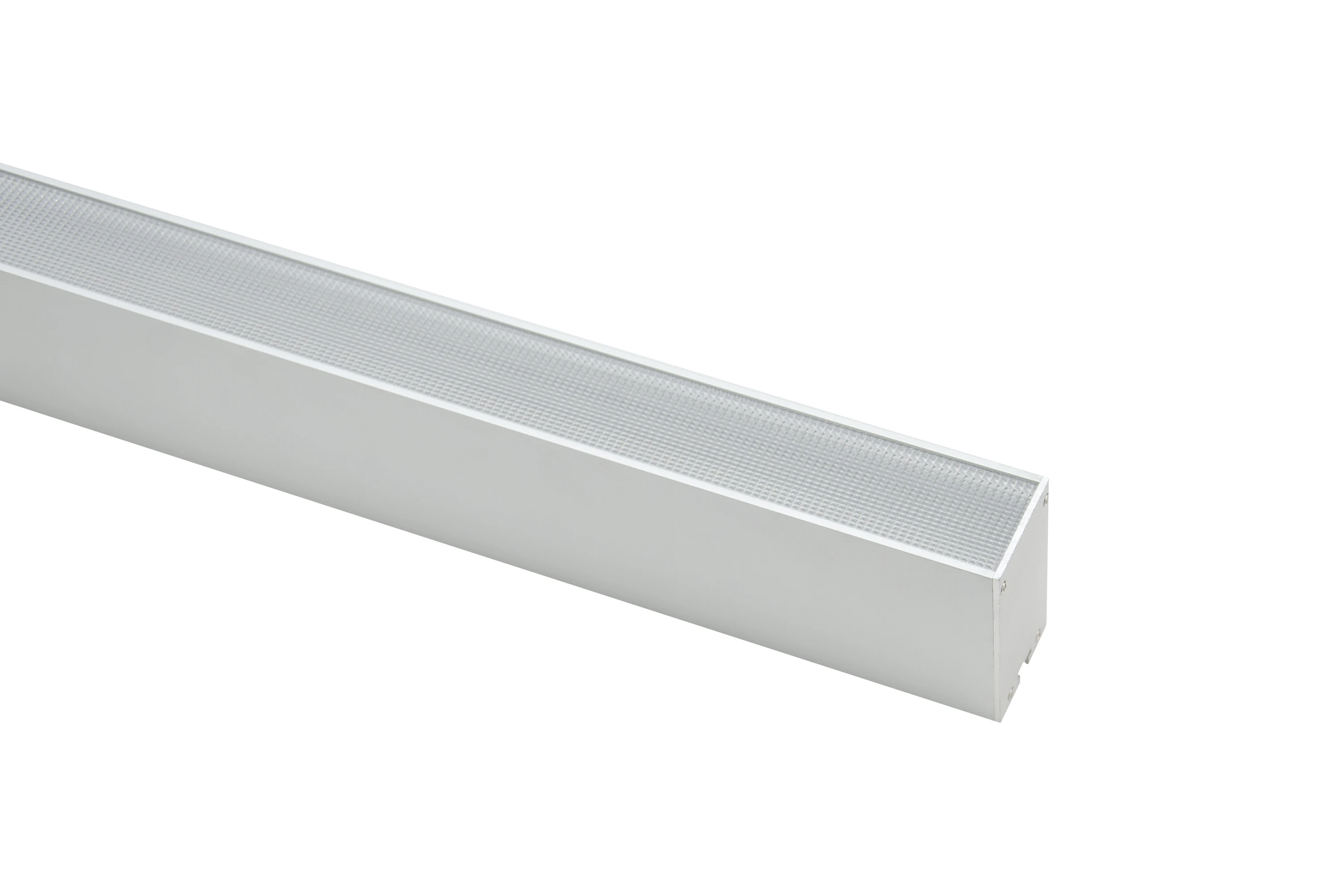 Built-in Power Supply linear pendant light with Anti-glare Reflector Linear Light for Office / Supermarket