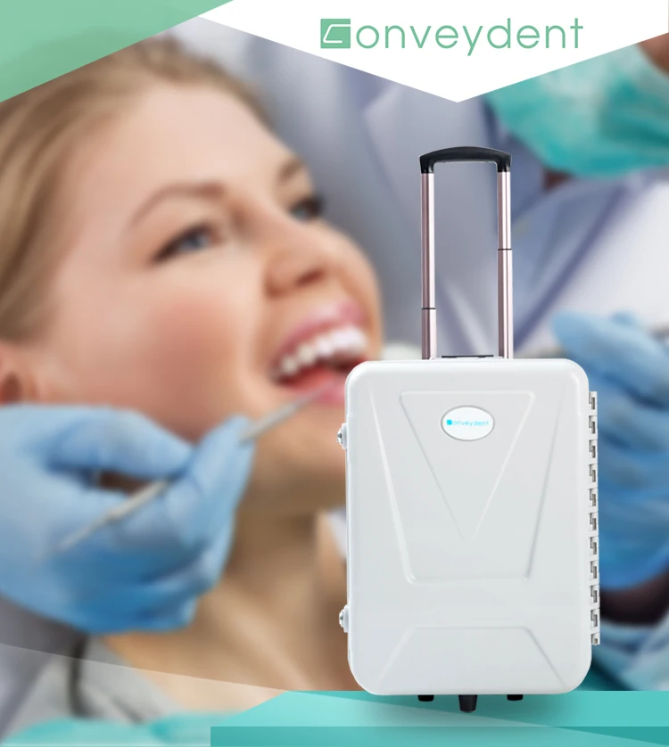 2024 New Best CE Dentist Home Mobile Unidad Dental Odontology Equipment Portable Dental Unit With Air Compressor