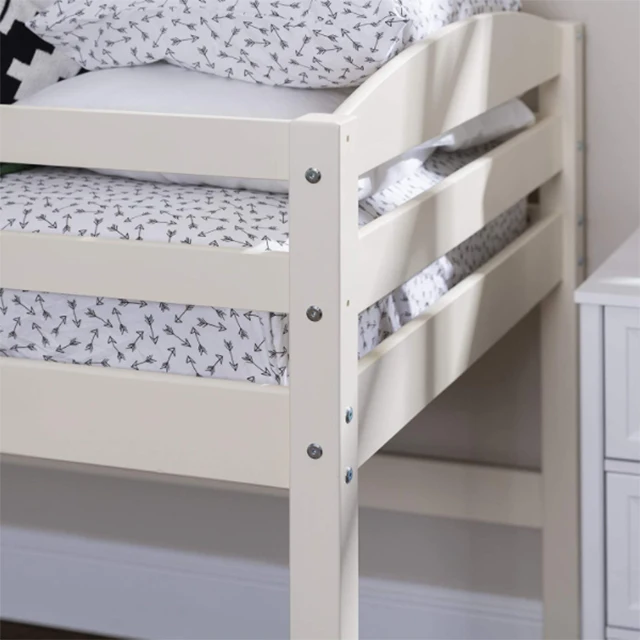 Hot Selling Solid Wooden Double Loft Bunk Bed for Kids Modern Design Loft Bed with House Tree Bed Feature