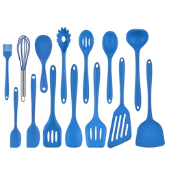 Wholesale Kitchen Utensils 10pcs Silicone Cooking Scrapers And Spatulas Accessories Set