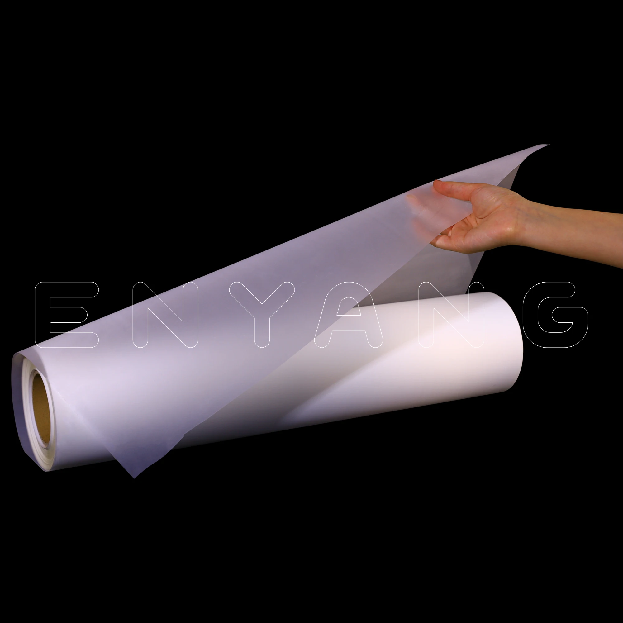 film white dtf transfer pet film for uv dt printer for t-shirt printing 60cm roll