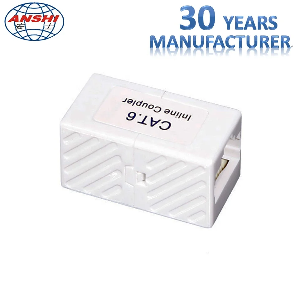 Female to Female RJ45 8P8C Keystone Jack CAT6 UTP Inline Coupler