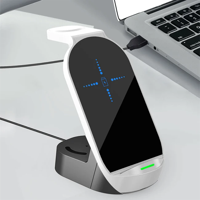 4 in 1 Wireless Charger type c charger Holder Fast charging 4in 1smart Charger stand station for iwatch for iphone for airpods
