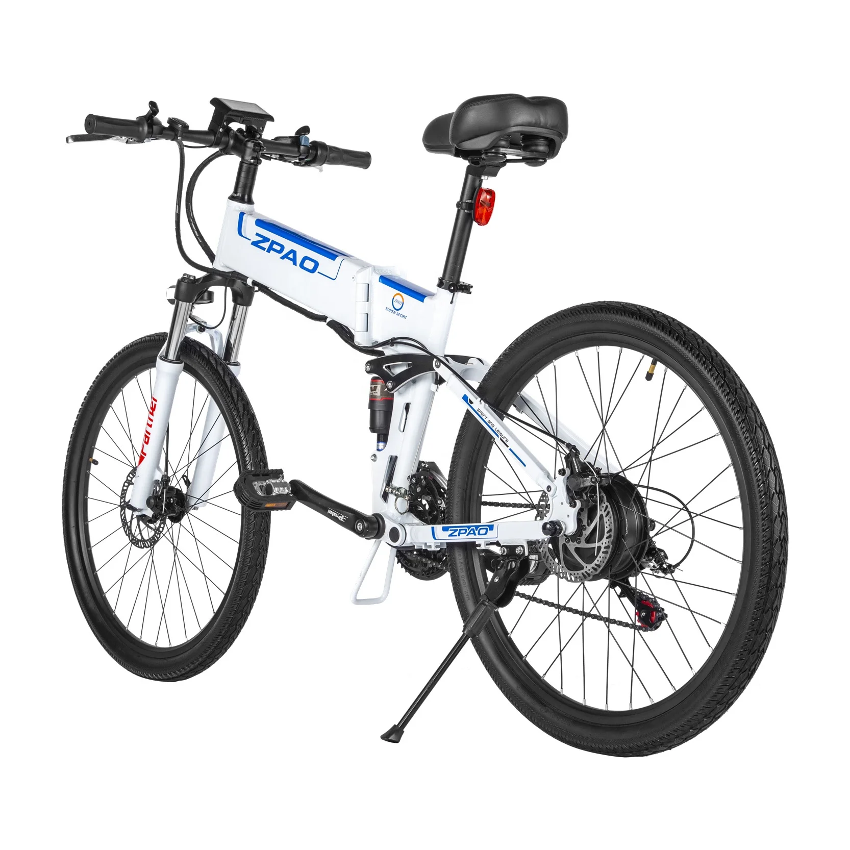 48V 500W Fast Speed Electric Sport Bikes Aluminium Alloy Frame Electric Sportbike Folding Bike Electric With Big LCD Display