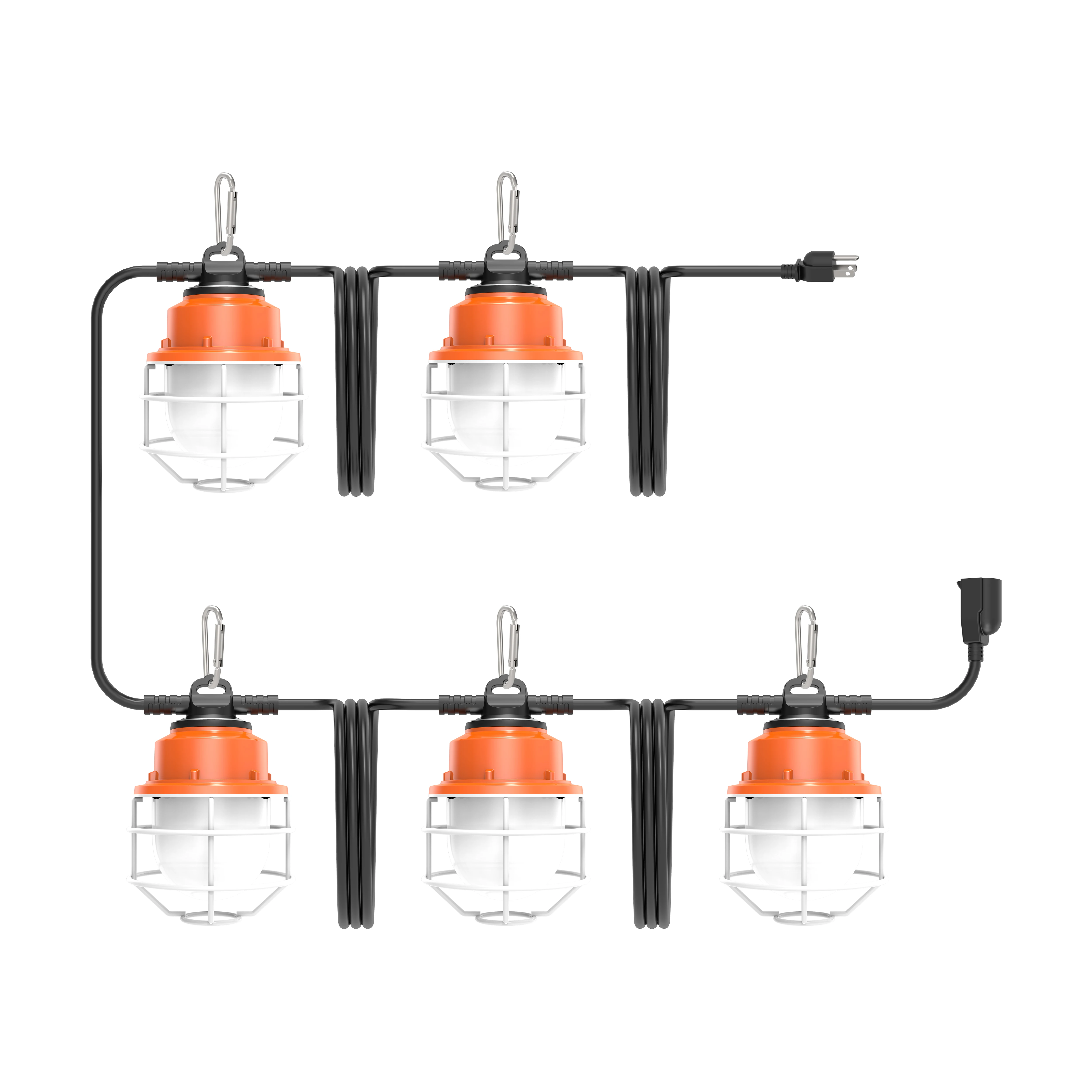 60w 100w led work light temporary connecting construction led string lights 50ft