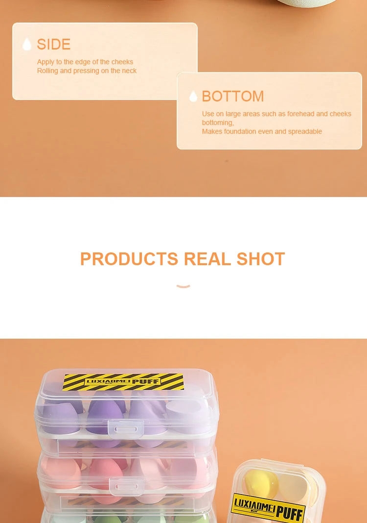 Facial Make up Sponge Egg Makeup Puff ForBeauty Lady