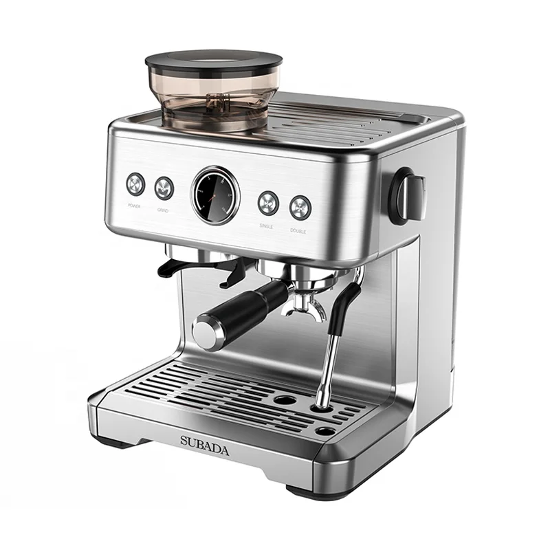 Commercial Automatic Italy Espresso Machine 15 Bar Professional Electric Coffee Maker Machine With Milk Frother For Latte cafe