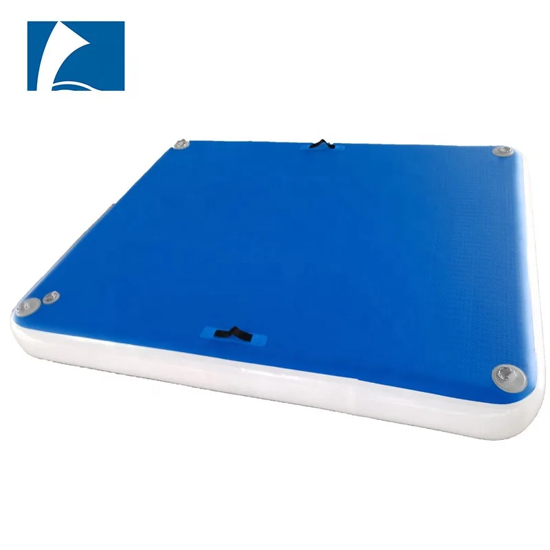Double Layer Inflatable Floating Platform Boat Leisure Inflatable Floating Fishing Island Water air Mattress