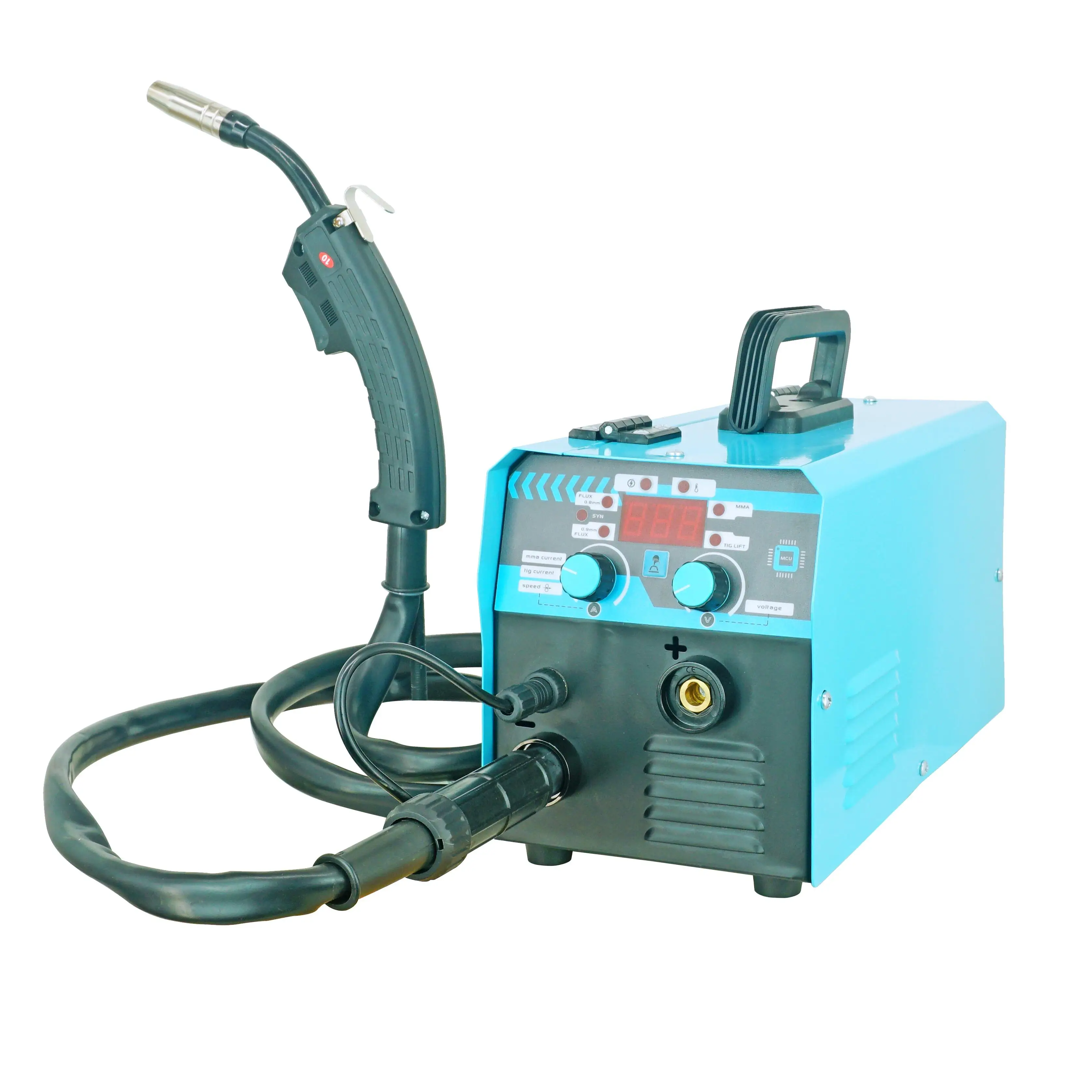 220V/110V small portable mig tig mma three-in-one multi-function inverter gasless mig welding machine