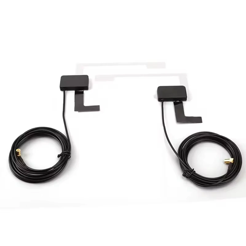 Universal DAB Digital Car FM Radio Aerial Antenna SMB Plug Glass Mount VHF UHF 18Dbi AM FM Patch Automobile Antenna