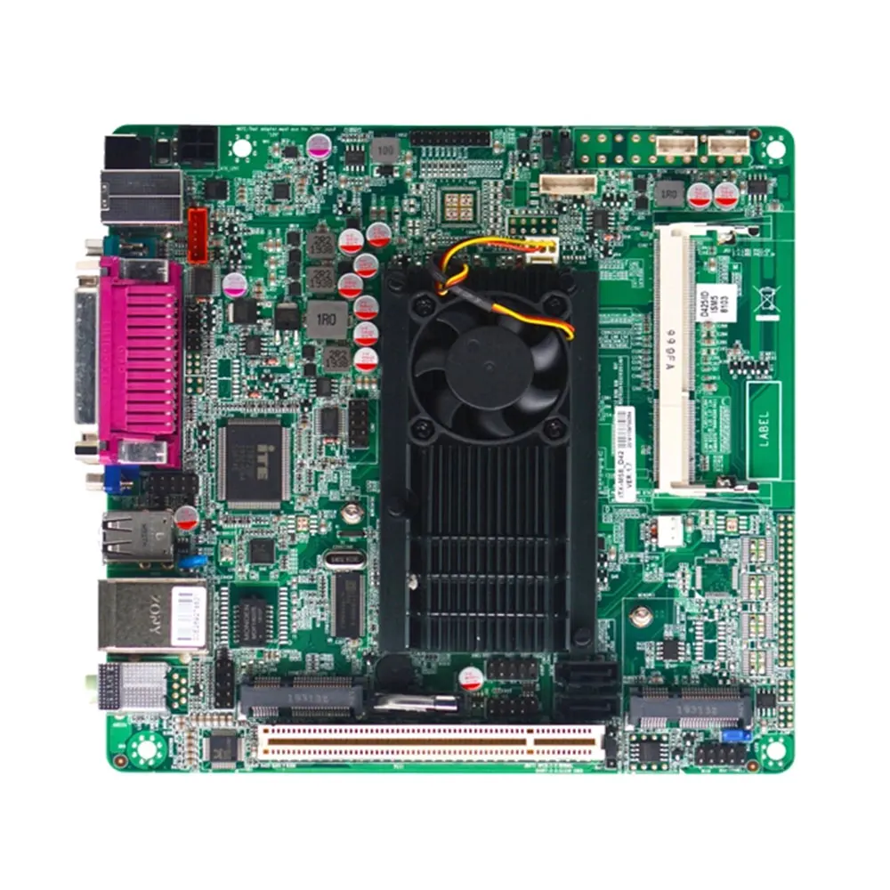
Mini itx Mainboard Manufacturer Hot Selling Atom D425 Motherboard Industrial Fanless POS Motherboard 
