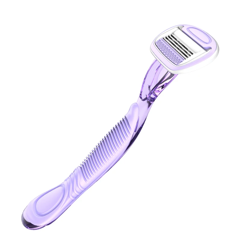 KAILI System razor New design high quality Womens  shaving  Razor 4 blades lady razor
