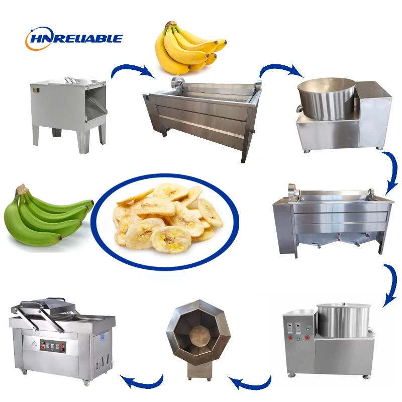 Plantain Mango Prawn Nacho Tortilla Corn  Chips Making Machine