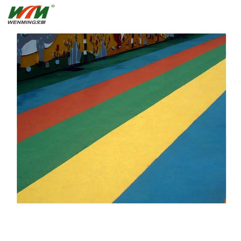 anti-fading Pearl White EPDM colored rubber granules rubber surface