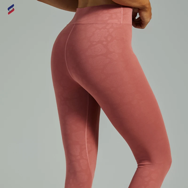 Wholesale Gym Athletic Pants Women Compression Tights High Waist Sports Fitness Clothing Women High Waisted Yoga Leggings 3106