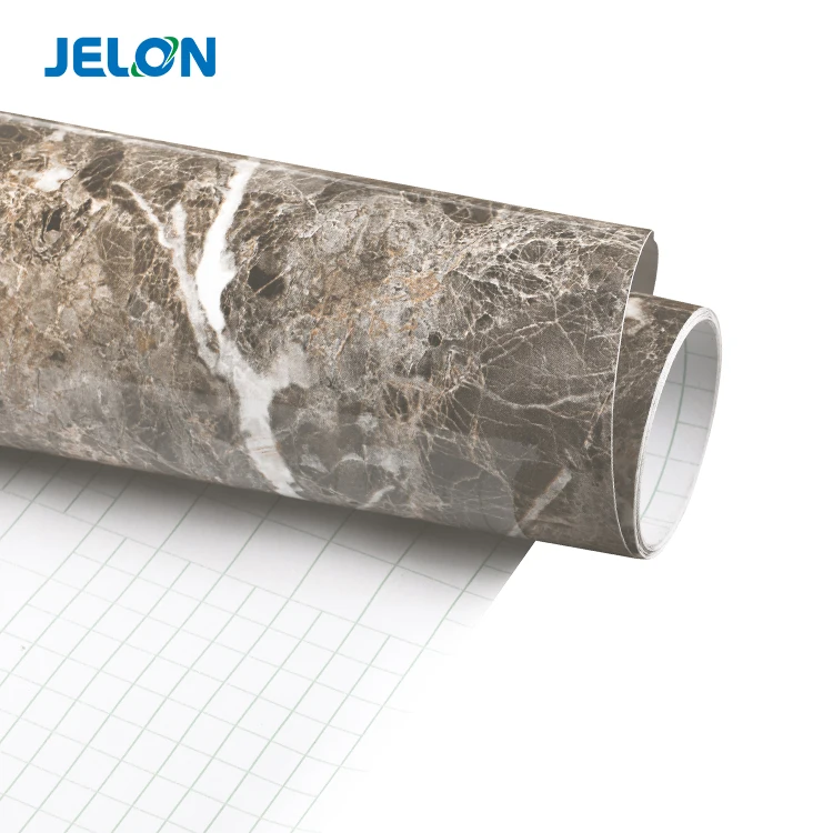 High Simulation 3D Wall Decoration Sticker Foam Sheet Black Pattern Panel Natural Marble PE Wallpaper