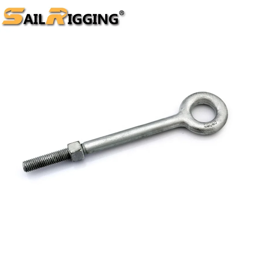 Machinery Us Shoulder Type G291 Forged Lifting Eye Bolts with Long Shank