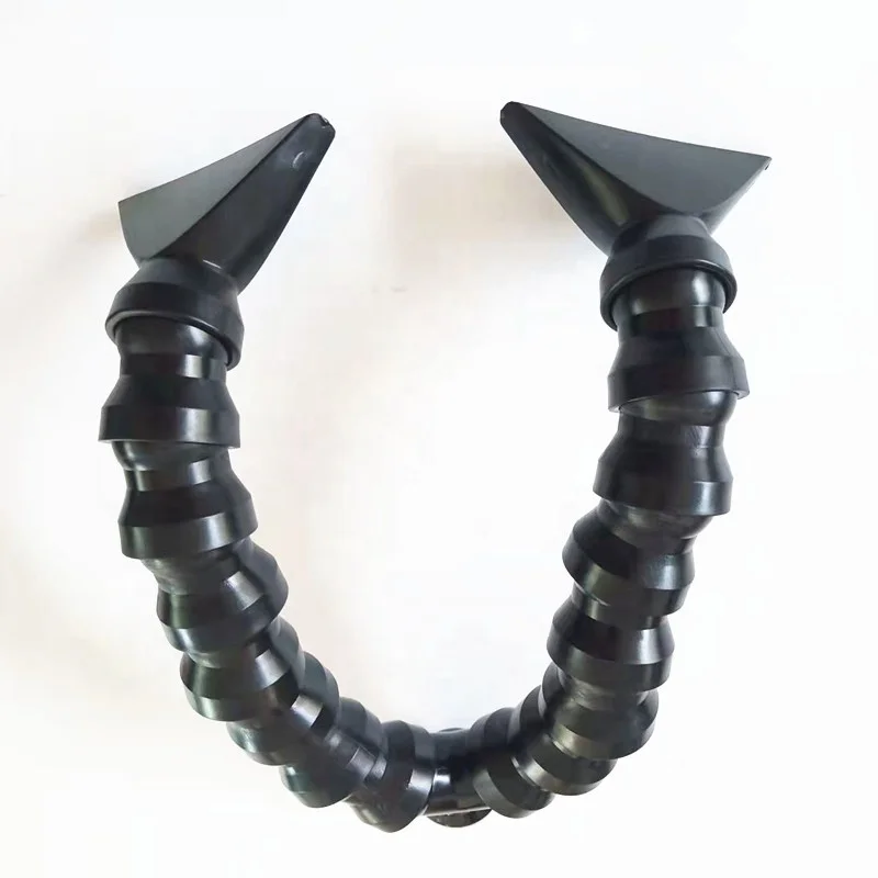 Adjustable cooling pipe Flexible black coolant hose for CNC machine tools