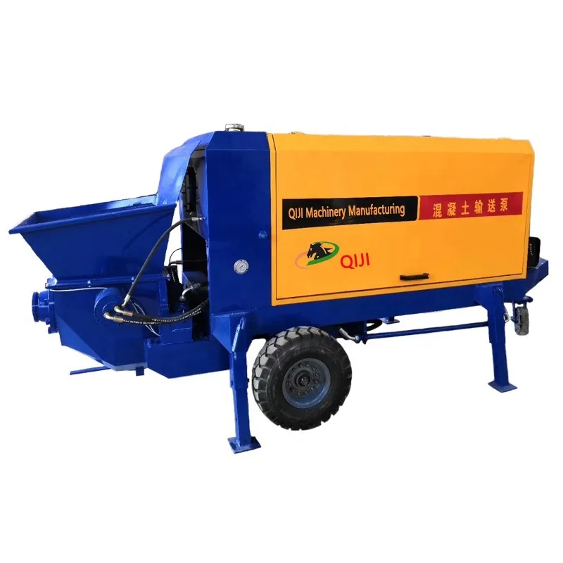 Factory Electric Mobile HBT 20 Concrete Pump for Construction New Diesel Small Price
