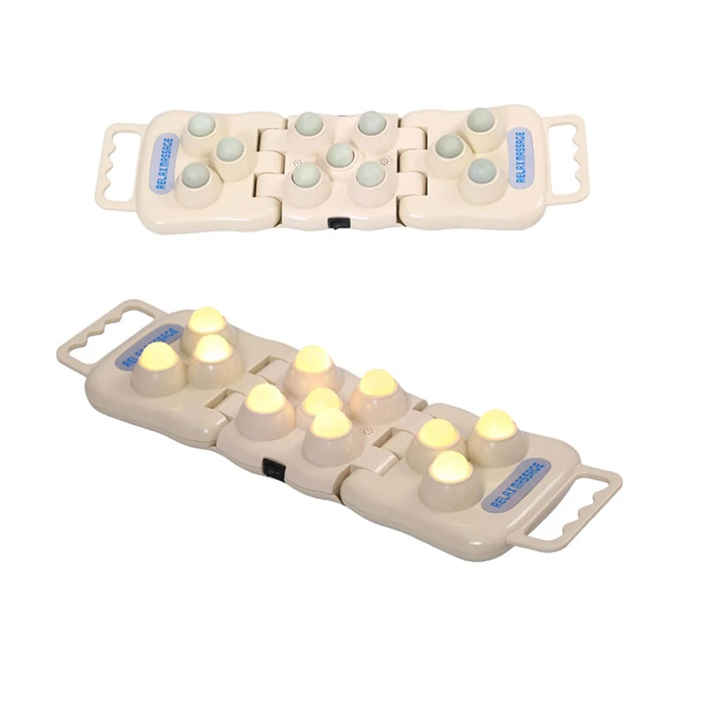 Korea 11 ball massager warm light device natural jade stone infrared heating physical therapy massage projector