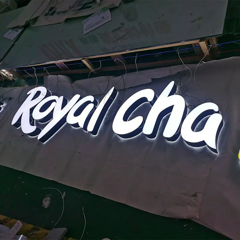 Top sign outdoor led light custom signs large 3d acrylic letters channel letter lights