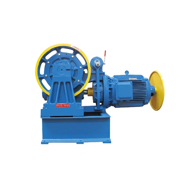 Energy Saving 2000-2500kg VVVF DC110V Elevator Electric Geared Traction Motor for Elevator
