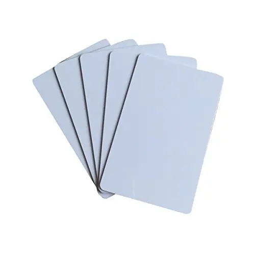 ZKRadio RFID 125KHZ LF  ID Card With TK4100 Chip Blank White ISO PVC Card For Access Control Reader