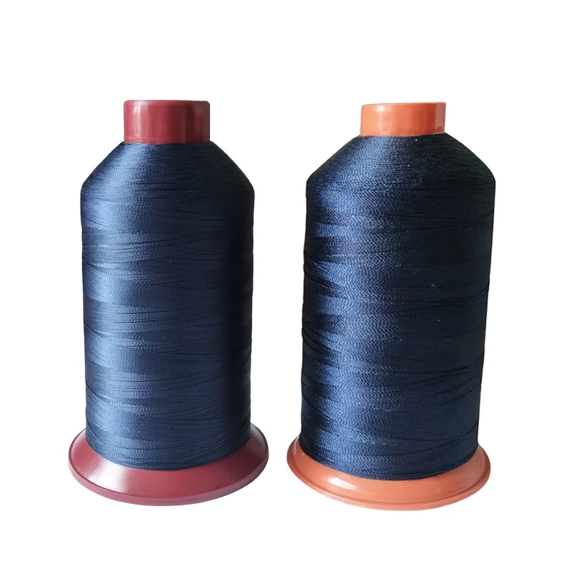 silicone lubricated polyester 150D/3 sewing thread for mattress