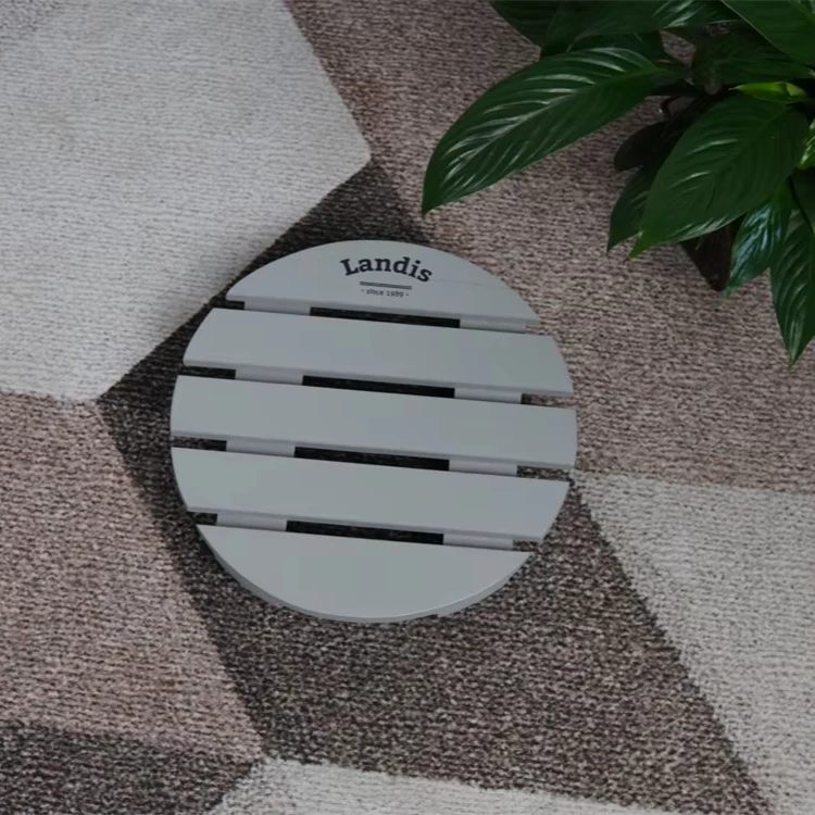 Artistic Wooden Plant Stand with Wheels Indoor/Outdoor Flower Pot   Tray Coaster Easy Home Decor Move Dolly Cart