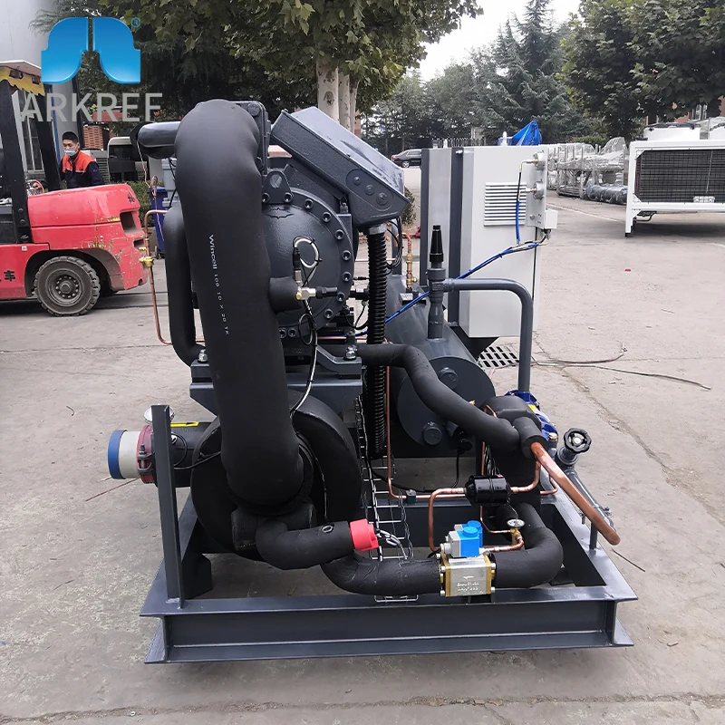 Конденсаторный блок с водяным охлаждением для морского охлаждения