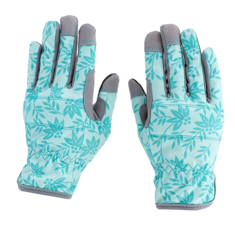 Индивидуальные перчатки для садоводства рабочие защитные Нескользящие износостойкие из искусственной кожи сенсорных