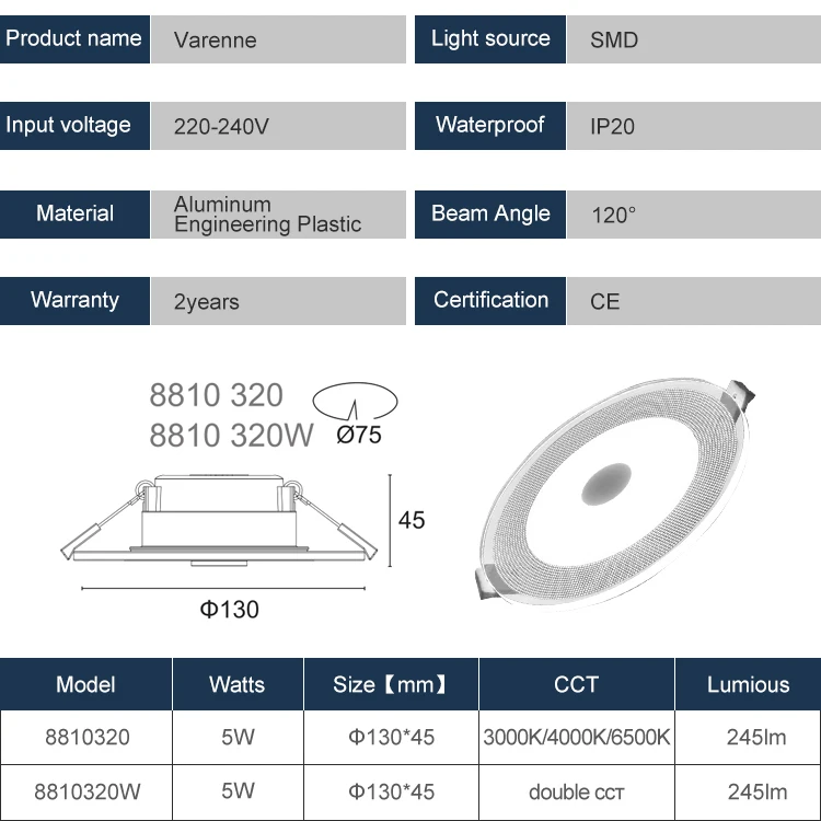 VACE 220 Volts Simple Beautiful Decorate Indoor Modern Zhongshan Led Lamp Ceiling Lights