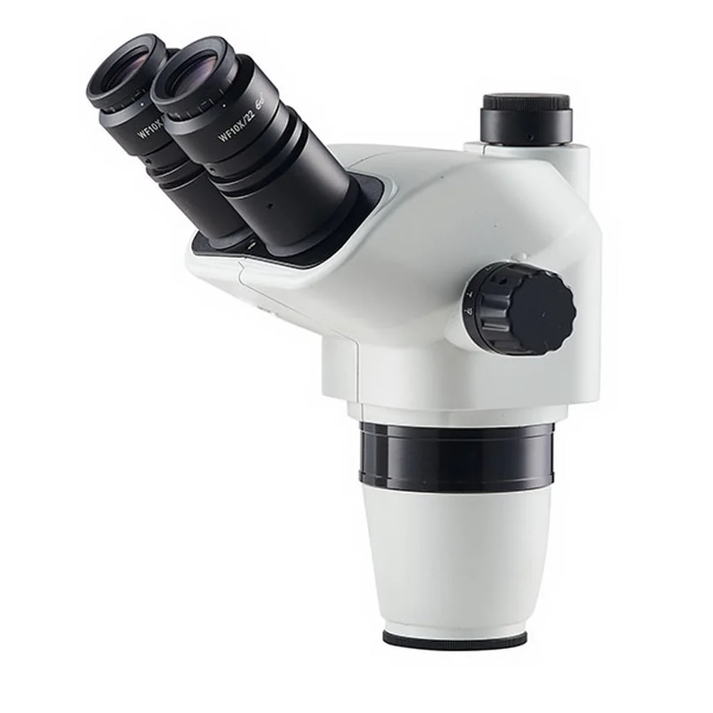 Factory Supply 6.7X-45X Parfocal Trinocular Optical Zoom Stereo Microscope Head