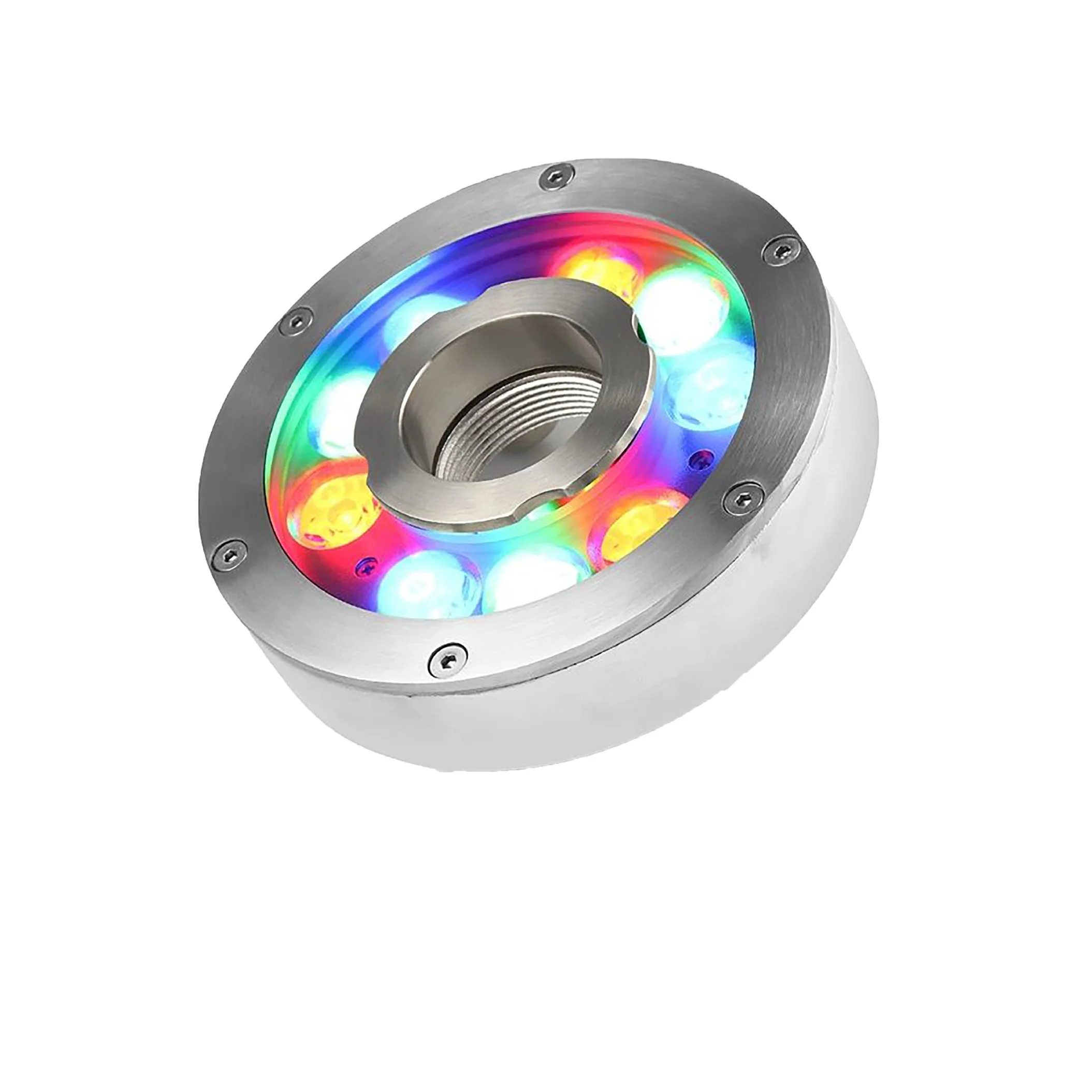 Меняющий свет для фонтана, светодиодный светильник для бассейна, RGB Освещение для фонтана для подводного украшения