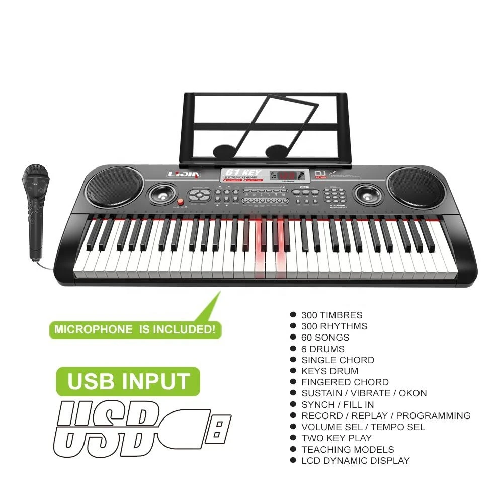 Wholesale Juguetes Para Nios Electronic Organ Piano, Toys For Kids 2020 Games For Kids Piano Keyboard 61 Keys