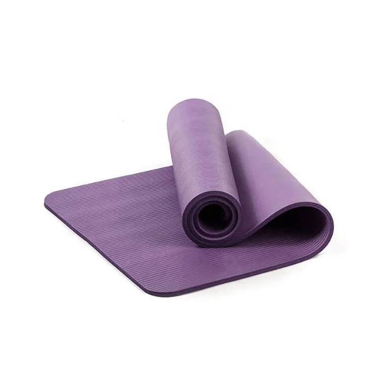 Hiker Anti-tear Thick Nbr Yoga Exercise Fitness Mat With Carry Strap Factory Supplied Eco-fiendly