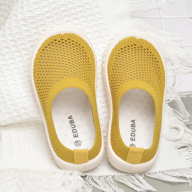 Stock  Children High Quality comfortable outdoor knitted  Slippers Kids casual shoes