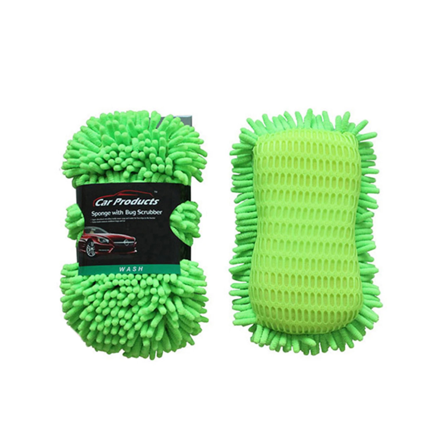 High Quality Eco Friendly Best Auto Chenille Microfiber Wash Car Cleaning Reusable Sponge