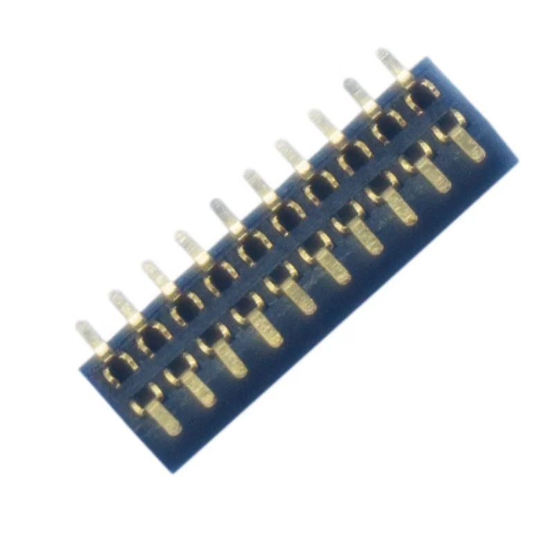 1.0mm 2-40pins dual single rows pin header  female header connector